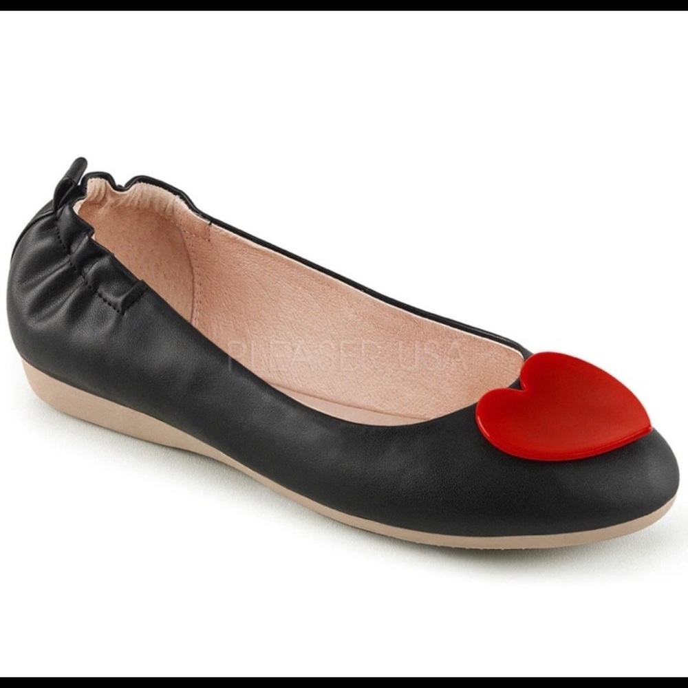 Pin Up Couture Olive-05 Flats (Valentine)